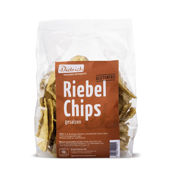 Riebel Chips gesalzen 125 g glutenfrei