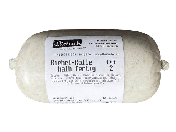 Riebel Rolle  350 g - fertig zum Anbraten