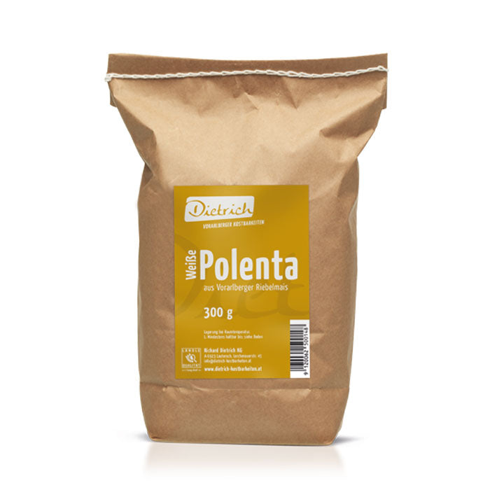 polenta aufbewahren Weiße Polenta - grober VK Maisgriess